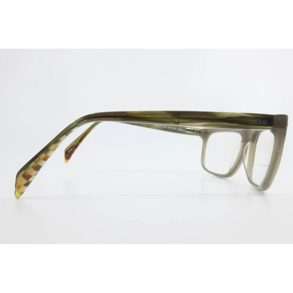Alain Mikli ML1260 C029 Olive Green Marbled Rectangular Eyeglasses Frames